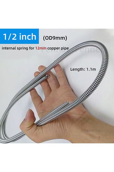 Choice Od9mm Internal Copper Pipe Bending Spring For Air Condition Steel Manual Pipeline Spring Tube Bendin