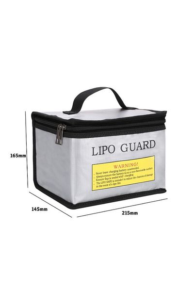 Choice 1pc Fireproof Explosionproof Bag Lipo Battery Safe Bag 215*145*165mm Rc Lipo Battery Guard Safe Port