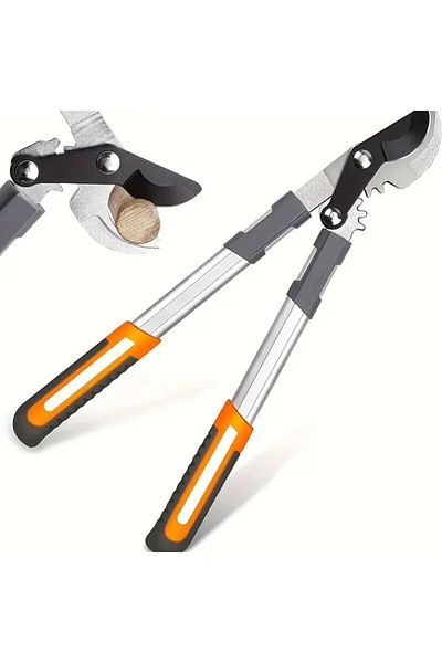DTBD 25cm And Above Bypass Pruning Shears 17.72 Inch, With Gear-operated Cutting System, Cuts Branches, T