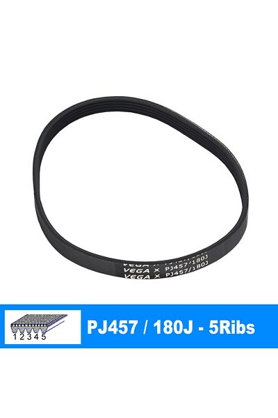 Choice 1 قطعة 5 أضلاع حزام فيجا V-belt Pj457 180j 3/4/5/6 أضلاع لمحرك نموذج Rc Diy حزام المحرك