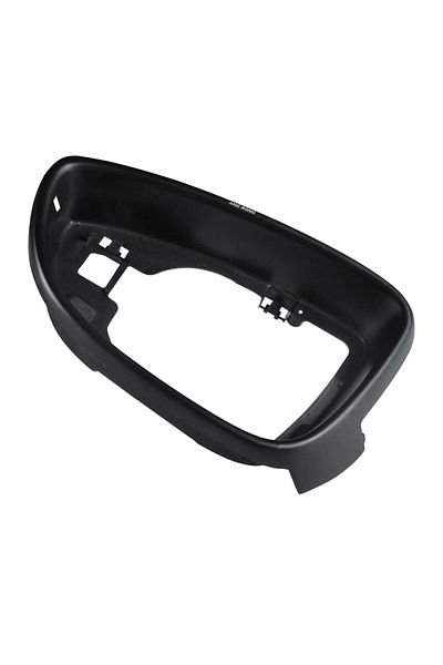 Choice Black Left Wing Door Mirror Cover Frame For Vw Passat B7 Cc Jetta Eos Scirocco Beetle