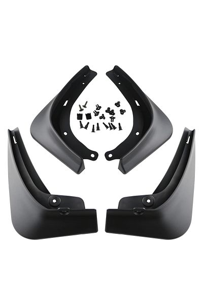 Choice 4Pcs ABS Car Mudflaps for Tesla Model 3 Model3 2017 2018 2019 2020 2021 2022 2023 Mudguard Cover ...