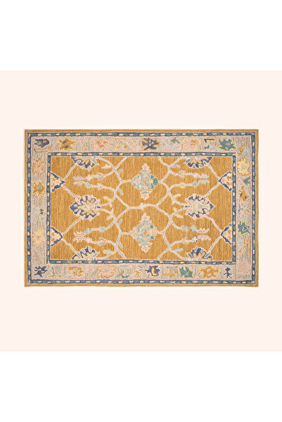 Zsa Zsa Zsu Palrı Yün Halı 160x230 Cm Sarı