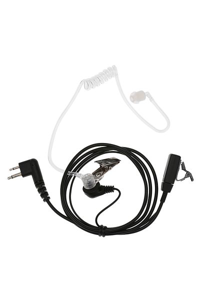 Choice M Plug Headsets 2 Pin Covert Acoustic Tube Earpiece With Big Mic Ptt For Motorola Two Way Radio M/