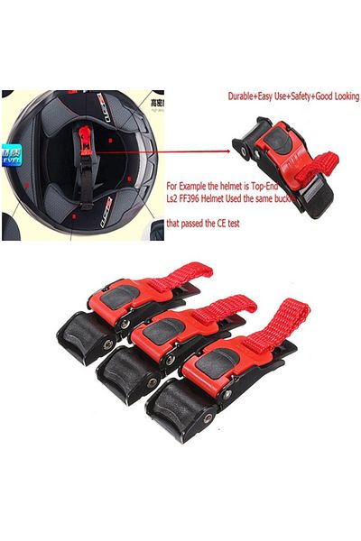 Choice Adjustable 9 Gear Motorcycle Bike ATV Helmet Chin Strap Speed Sewing Clip Quick Release Buckle Mo...