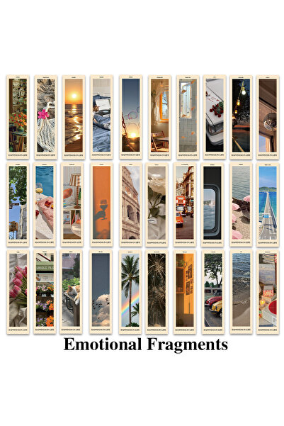 Choice 30 قطعة 30 قطعة علامات مرجعية للمناظر الطبيعية صفحات القراءة بطاقات ور...