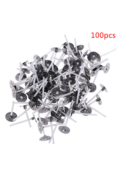 Choice 2.5 سم 100 قطعة متعددة الأحجام من الفتيل القطني زجاجة زجاجية للعلاج بالروائح العطرية زجاجة فارغة شفافة فتيل شمعة يمكن صنعها بنفسك