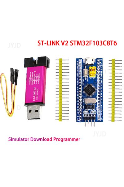Choice 1 Set St-link V2 Simulator Download Programmer Stm32f103c8t6 Arm Stm32 Minimum System Development Bo