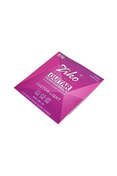 Choice Dp011 Ziko Dp010 011 012 Acoustic Guitar Strings Parts Phosphor Bronze Musical Instruments Accessori