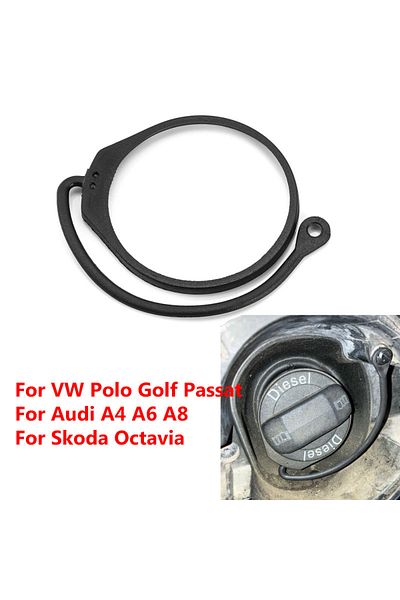 Choice Car Fuel Tank Cap Cord Anti-Lost Rope Retaining Strap Band Bended For VW Audi Skoda Seat Petrol &...