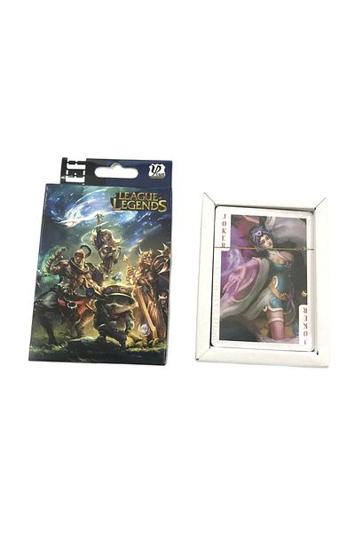 Choice Random Cover 54 Sheets/set Game Lol League Of Legends Poker Cards Cartoon Character Collection Playi