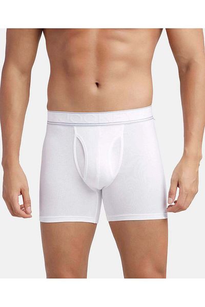 JOCKEY Heritage Boxer Brief HG17-01 White