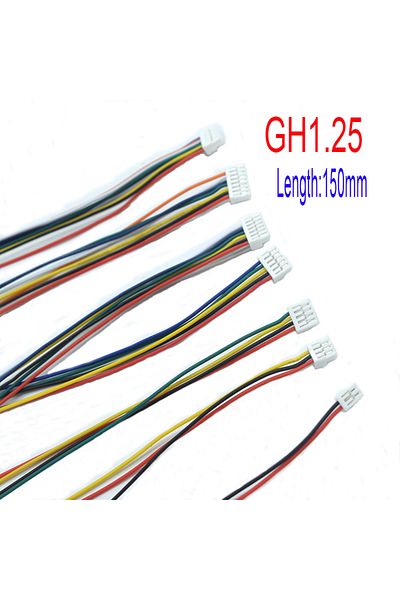 Choice 4p 10pcs Micro Jst Gh 1.25 2p 3p 4p 5p 6pin Pitch 1.25mm Male Plug Connector With Wire Cables 150mm