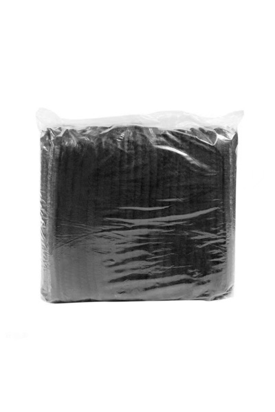 Choice 100 قطعة من قبعات الشعر المنتفخة للاستخدام مرة واحدة باللون الأسود، مق...