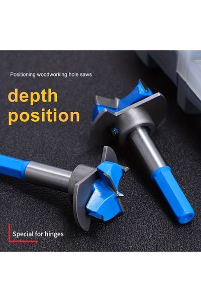 NIUXIANG Drill Bit Woodworking Hole Opener 15-35mm Bi-Metal Hole Saw HSS Drill Bits Drilling Crown Metal I...