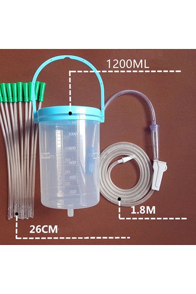 Choice White 1200ml Bidet Household Enema Bowel Barrel Enema Bag Device Gesen Coffee Intestine Bowel Hydrot