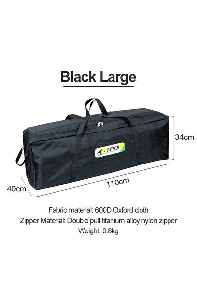 Choice حقيبة تخزين كبيرة سوداء اللون مقاومة للماء والغبار وصندوق تخزين خارجي ...