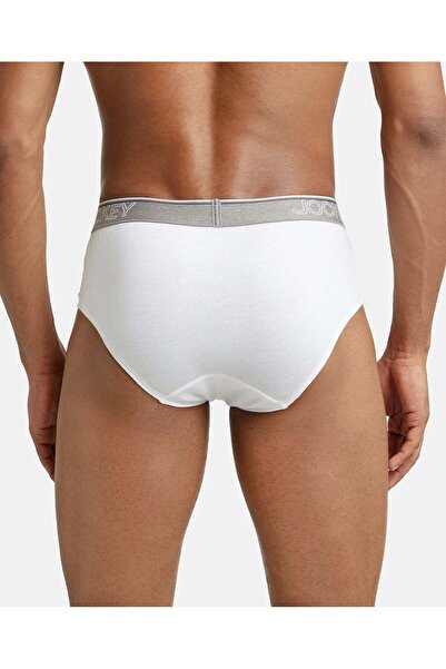 JOCKEY Mordern Classic Square Cut Brief 2Pc Pck 8037-02 White
