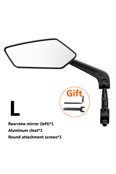 Choice مرآة الدراجة اليسرى مرآة الرؤية الخلفية للدراجة عالية الدقة مرايا ركوب...