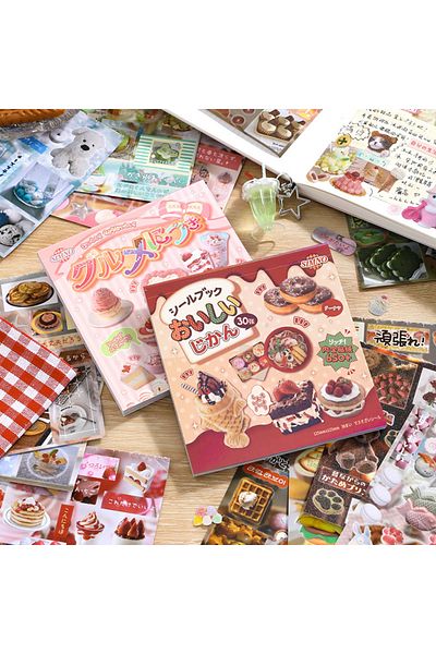 Choice S24262-1-2 Mr. Paper,japanese Cuisine Themed Baking Dessert Stickers,scrapbook Notebooks Phone Cases