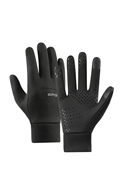 Choice قفازات دافئة للرجال والنساء تعمل باللمس للخريف والشتاء باللون الأسود م...