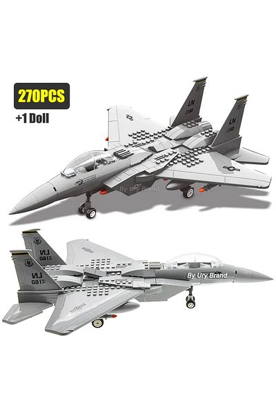 Choice Without Box Ww2 Military Army Avion Plane Jet Warcraft J-15 Eagle Fighter Morden Warplane Sets Aircr