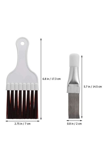 Choice 1 Set Air Conditioner Condenser Fin Cleaning Brush Coil Condenser Brush Ac Fin Comb Stainless Steel