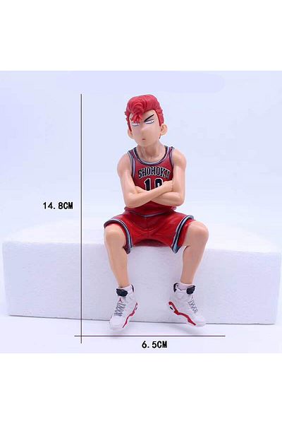 Choice 01 15cm Anime Slam Dunk Sakuragi Hanamichi Figures Rukawa Kaede Model Toys Car Desktop Ornament Auto
