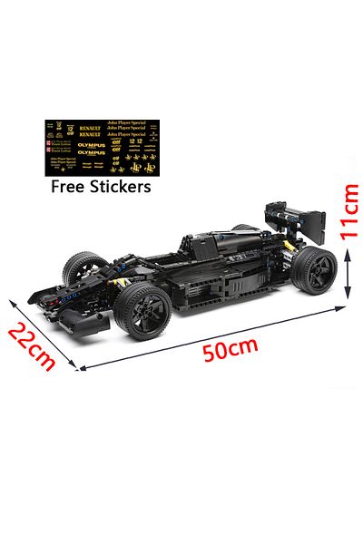 Choice Qr Code Pdf Guide 982pcs Parts Technical John Player Special Formula 1 Classic Racing Cars One Gener