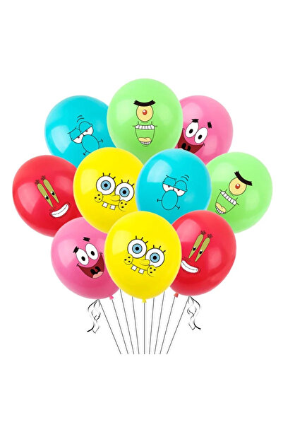 Choice 10 قطع من لوازم حفلات أعياد الميلاد على شكل سبونج بوب الكرتوني، لوازم حفلات باتريك ستار الرائعة