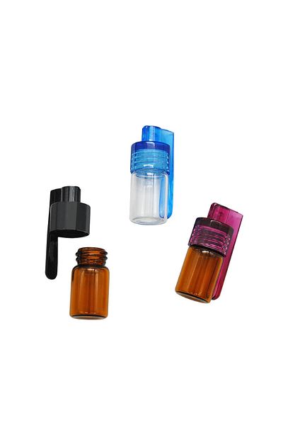 Choice 3Pcs 36MM 51mm Salt Pepper Spice Storage Jars Glass Bottle Storage Case Glass Pill Box Spice Seas...