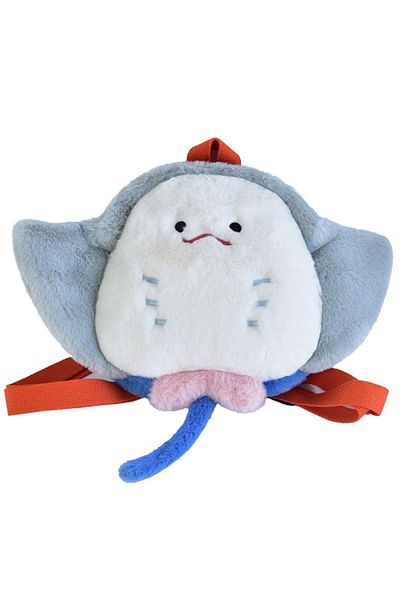 Choice Yao Yu Bao Manta Ray Plush Backpack Whale Dolls Turtle Fur Knapsack Marine Animal Plushies Sea Life