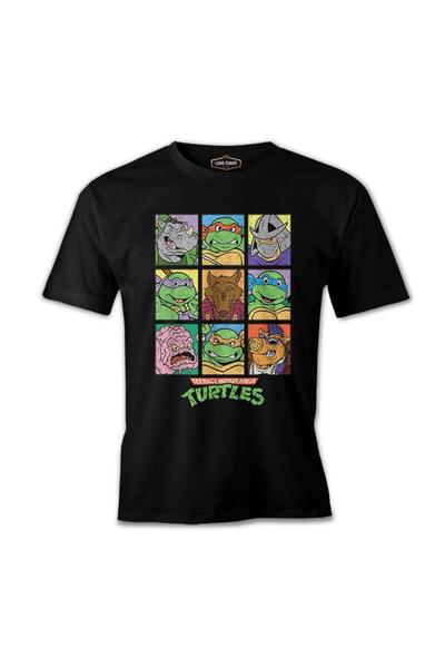 Lord T-Shirt Ninja Turtles - Splinter Siyah Erkek Tshirt