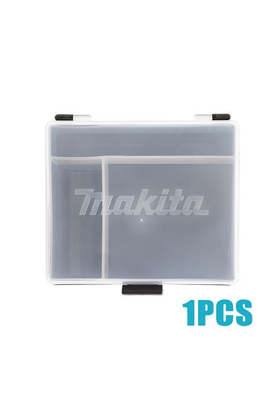 Makita 824781-0 1 قطعة صندوق بلاستيكي لقطع مثقاب البراغي وأجزاء الأجهزة وصندوق الأدوات متعدد الوظائف