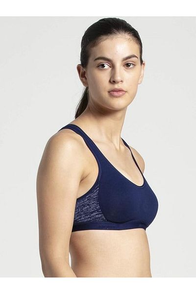 JOCKEY Active Racer Back Bra 1381-01 Blue