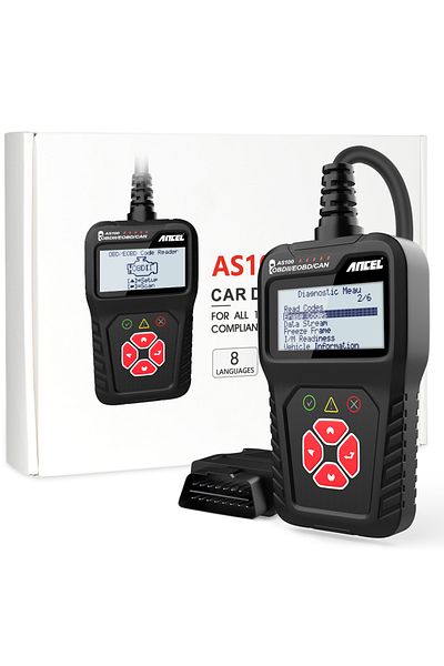 ANCEL Black 2025 As100 Obd2 Engine Code Reader Obd 2 Scanner Engine Analyse Read Code Erase Code Aut