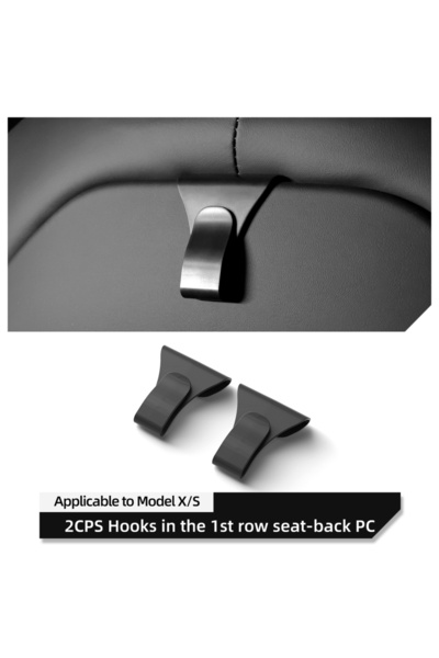 Choice خطافات مقعد MXS قطعتين لسيارة Tesla Model X S 2024 2025 خطاف مسند ظهر ...