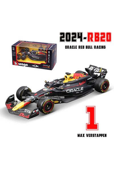 Choice 2024 Rb20-1 Bburago 1:43 2024 Rb20 F1 Red Bull Racing Tag Heuer 2023 Rb19 Miami #1 Verstappen #11 Pe