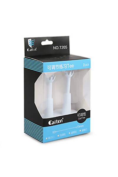 Choice QT019-2 قطعة PGM 2 قطعة حامل كرة جولف ناعم قابل للتعديل مضاد للطيران وحامل كرة جولف ذاتي الوقوف QT019