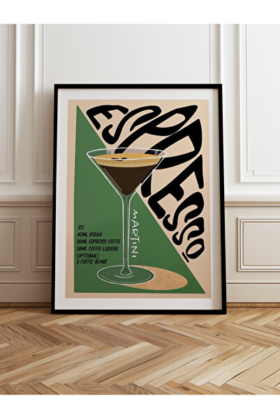 HOMEPACK Tekli Ahşap Çerçeveli Tablo Tek Parça Poster Tablo TK/759