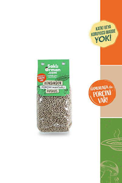 Saklı Orman Doğal Porçini Mantarlı Kuskus 336 gr