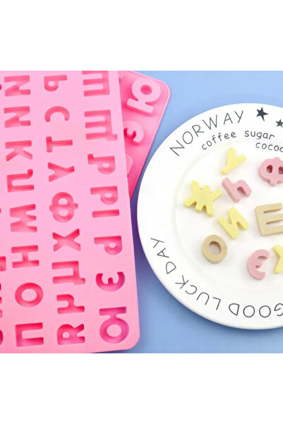 Siliko World قالب شوكولاتة بأحرف روسية من السيليكون