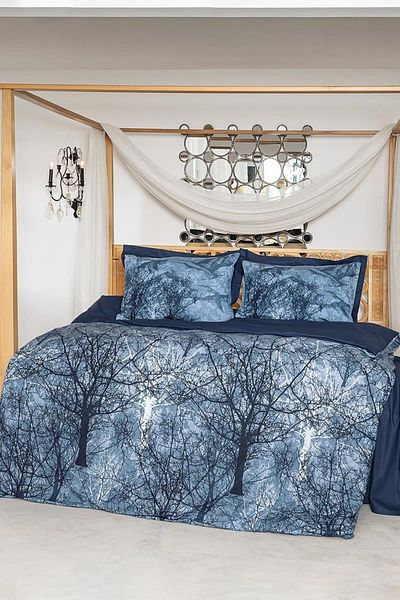 Altınbaşak Ranforce Double Duvet Cover Set - Kora Moonlit Pandora, Towel Gift