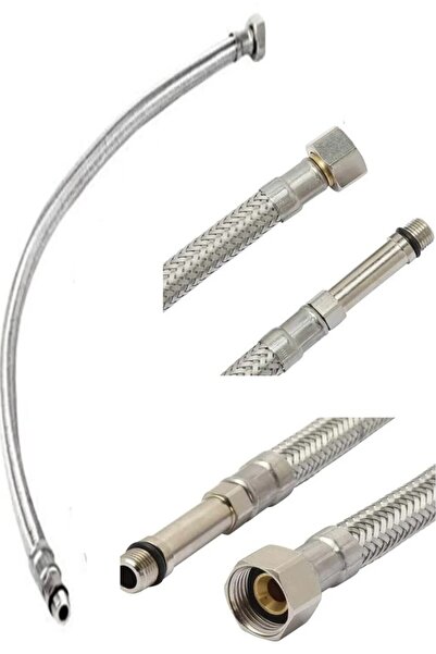 optana 1 Adet 3/8 50cm Batarya Bağlantısı İçin Hortum Örme Batarya Ara Musluk...