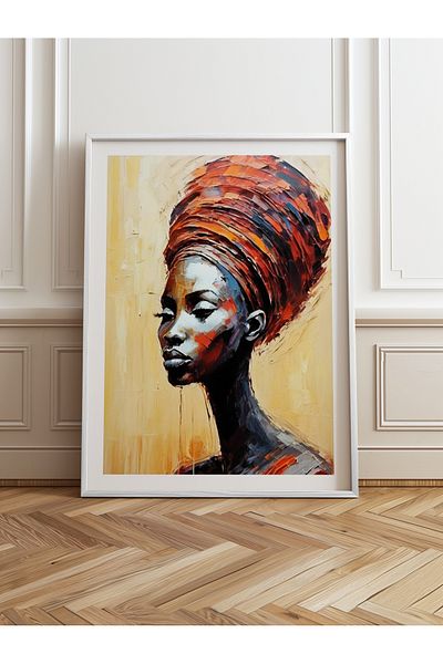 HOMEPACK Single Wooden Framed Painting One Piece Poster Painting Tk/763