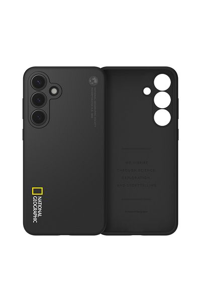 NATIONAL GEOGRAPHIC Silicone Case V2 Galaxy S25 Plus - Black