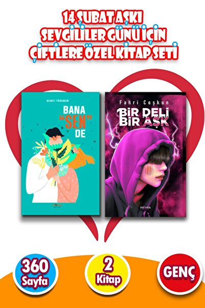 Harika Kitap 14 Şubat Aşkı Sevgililer Günü İçin Çiftlere Özel Hediye 2 Kitap ...
