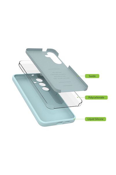 NATIONAL GEOGRAPHIC Silicone Case V2 Galaxy S25 Ultra - Mint