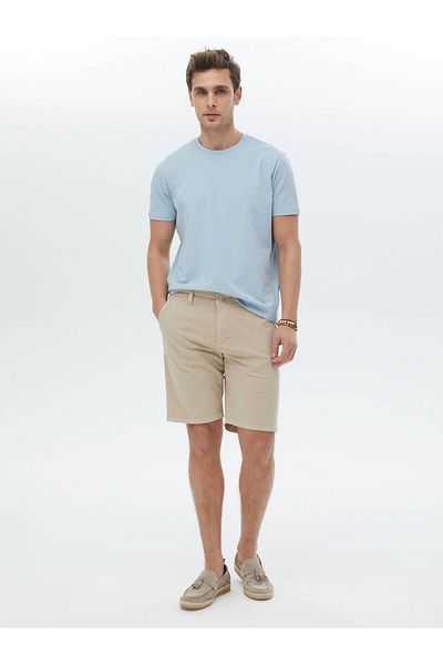 Kip Plain Crew Neck Cotton Blend T-shirt