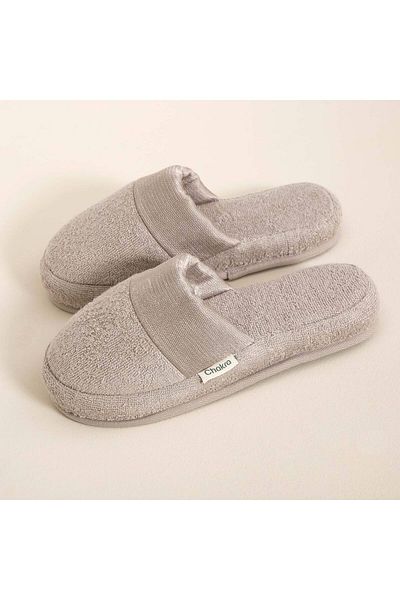 Chakra Floss Unisex Bathroom Slipper Beige
